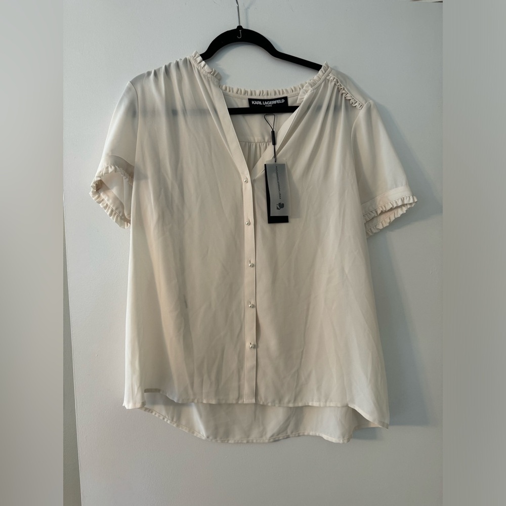 KARL LAGERFELD SHORT SLEEVE SHIRT